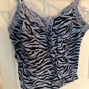 Renamed zebra print tank top